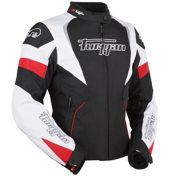 Furygan Xenia Noir Schwarz Wei� Rot
