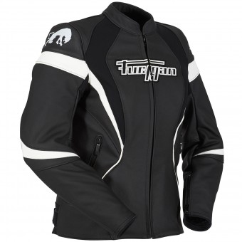 Furygan Xenia Racing Lady Schwarz Wei