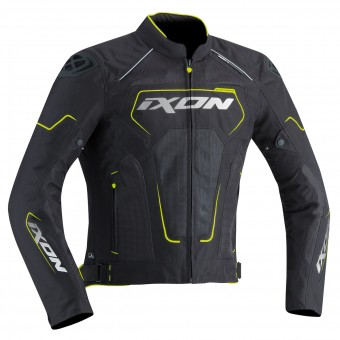 Motorradjacke Ixon Zephyr Air HP Black Grey Yellow