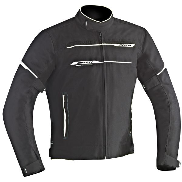 Motorradjacke Ixon Zetec HP Black White