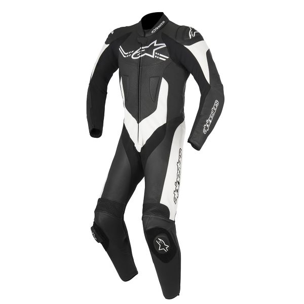 Motorrad-Lederkombi Alpinestars Challenger V2 Black White