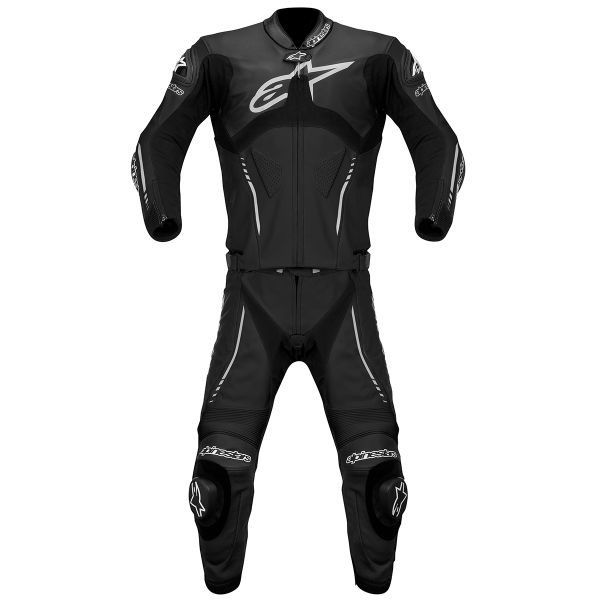 Motorrad-Lederkombi Alpinestars Atem Suit 2PC Black