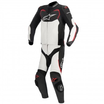 Motorrad-Lederkombi Alpinestars GP PRO 2PC Black White Red