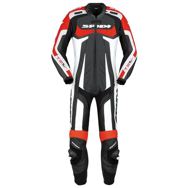 Motorrad-Lederkombi Spidi T-2 Kangaroo Wind Pro Schwarz Rot Motorrad-Lederkombi Spidi T-2 Kangaroo Wind Pro Schwarz Rot