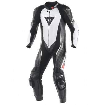Motorrad-Lederkombi Dainese Trickster Evo P. C2 Estiva White Black Anthracite