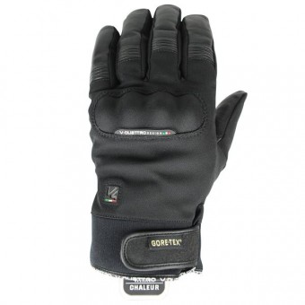 Motorradhandschuhe V'Quattro Commuter 2-1 Gore-Tex Schwarz