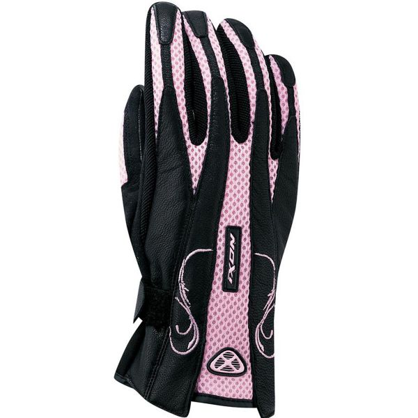 Motorradhandschuhe Ixon RS Gloss Schwarz Rosa