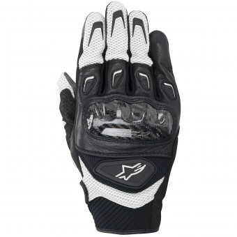 Motorradhandschuhe Alpinestars SMX-2 Air Carbon Black White