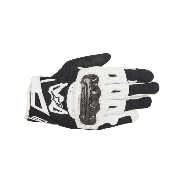 Motorradhandschuhe Alpinestars SMX-2 Air Carbon V2 Black White