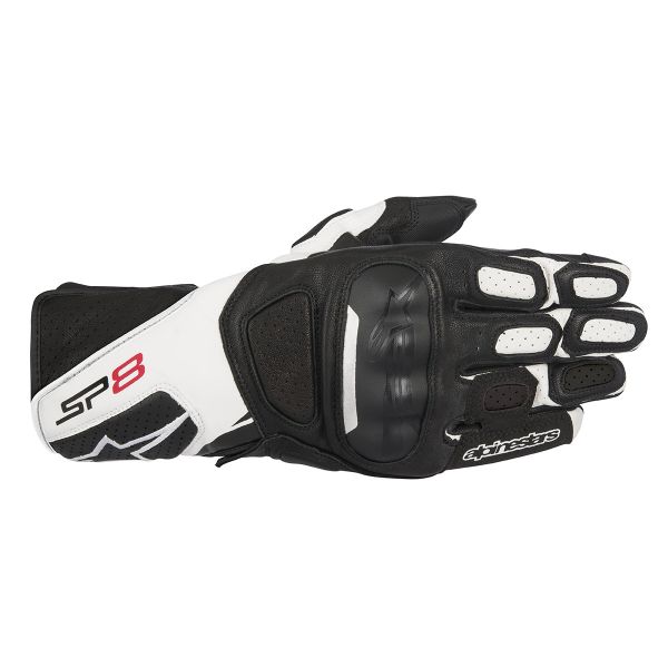 Motorradhandschuhe Alpinestars SP-8 V2 Black White