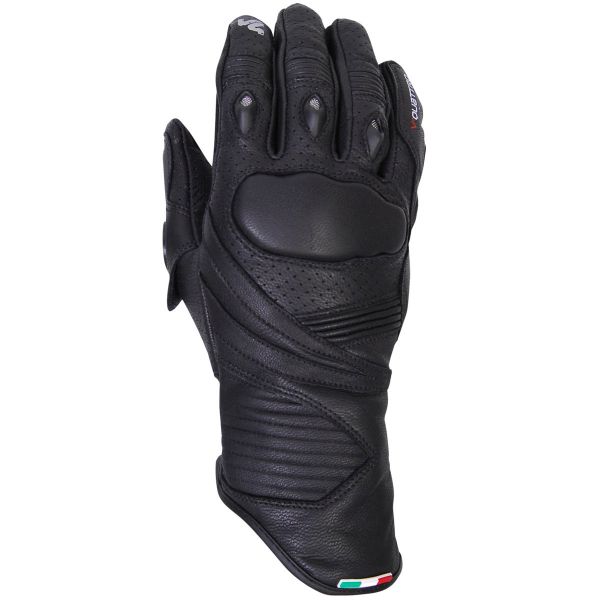 Motorradhandschuhe V'Quattro Sunray Schwarz