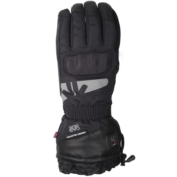 Motorradhandschuhe V'Quattro Alpha Evo Black