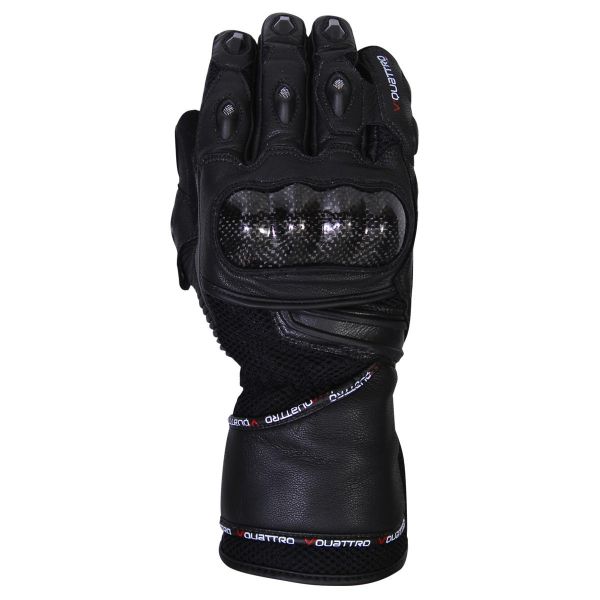 Motorradhandschuhe V'Quattro Bandit Schwarz