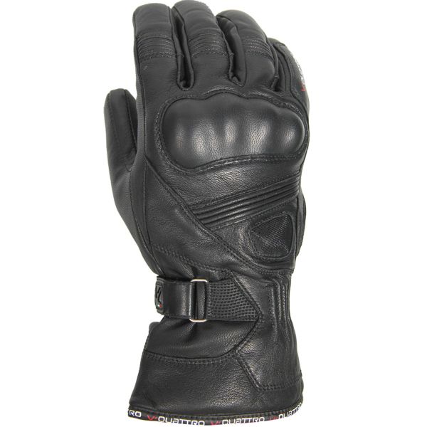 Motorradhandschuhe V'Quattro Burner Schwarz
