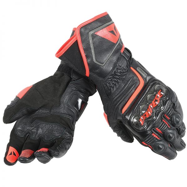 Motorradhandschuhe Dainese Carbon D1 Black Red Fluo