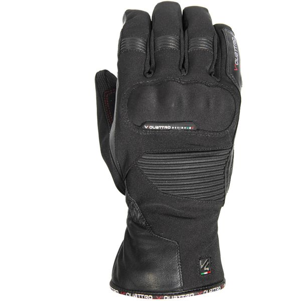 Motorradhandschuhe V'Quattro Carter Schwarz