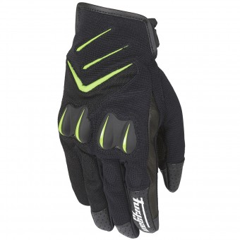 Motorradhandschuhe Furygan Delta Black Green Fluo
