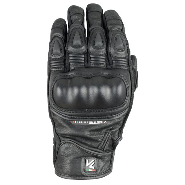 Motorradhandschuhe V'Quattro Fender Schwarz