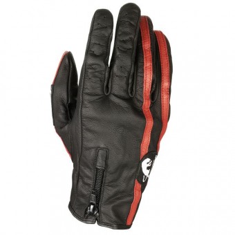 Motorradhandschuhe Furygan Highway Schwarz Rot