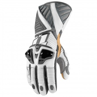 Motorradhandschuhe ICON Hypersport Pro White