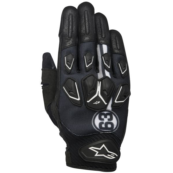 Motorradhandschuhe Alpinestars Masai Black White Cool Gray
