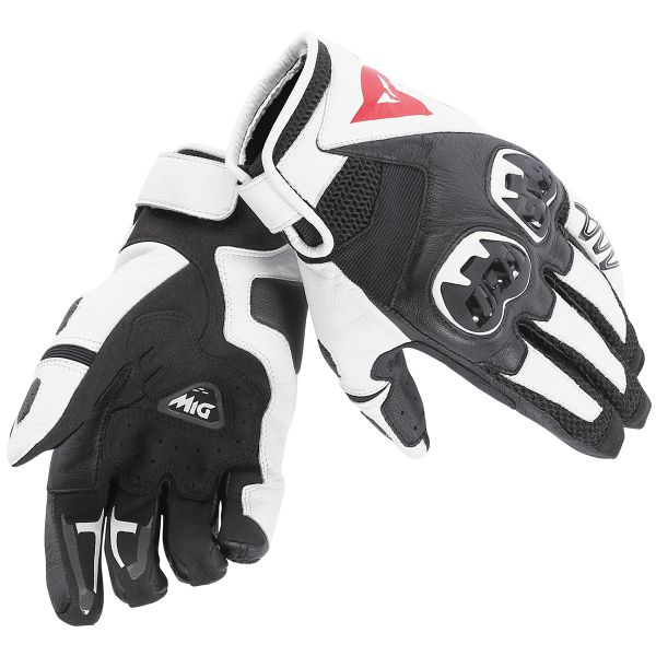 Motorradhandschuhe Dainese Mig C2 Black White Motorradhandschuhe Dainese Mig C2 Black White