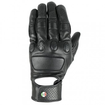 Motorradhandschuhe V'Quattro Mylord Schwarz