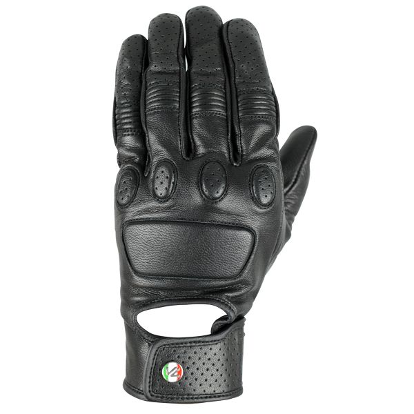 Motorradhandschuhe V'Quattro Mylord Schwarz