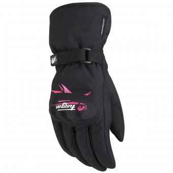 Motorradhandschuhe Furygan Origami Lady Schwarz Rosa