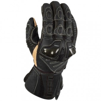 Motorradhandschuhe ICON Overlord Long Black