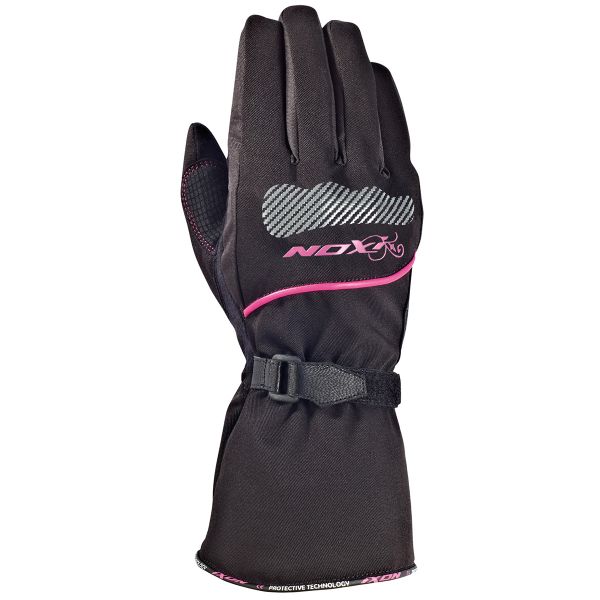 Motorradhandschuhe Ixon Pro Spy Lady HP Black White Fuchsia