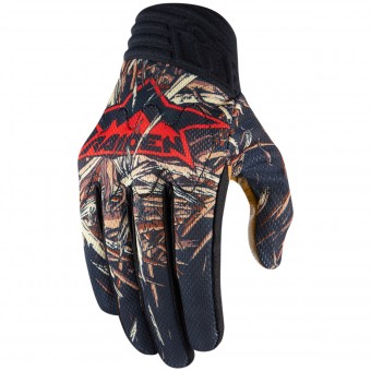 Motorradhandschuhe ICON Raiden Deadfall Black Glove