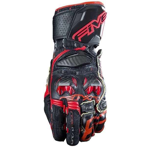 Motorradhandschuhe Five RFX Race Black Red