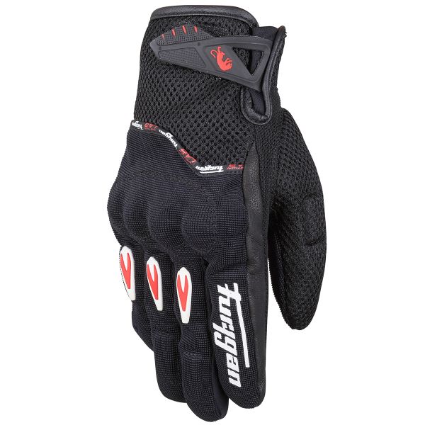 Motorradhandschuhe Furygan Rocket Evo Schwarz Wei Rot