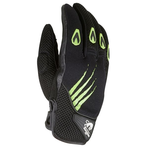 Motorradhandschuhe Furygan Rocket Schwarz Grn Fluo