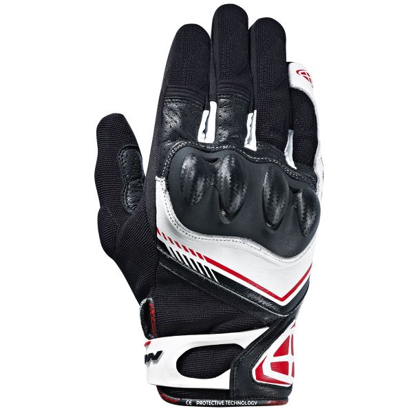 Motorradhandschuhe Ixon RS Drift Black White Red