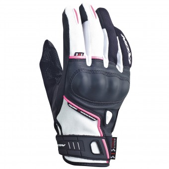 Motorradhandschuhe Ixon RS Grip Lady HP Schwarz Wei Fushia