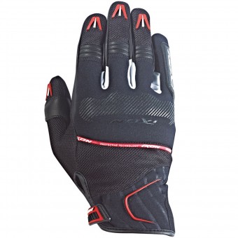 Motorradhandschuhe Ixon RS Lap Hp Black White Red Motorradhandschuhe Ixon RS Lap Hp Black White Red