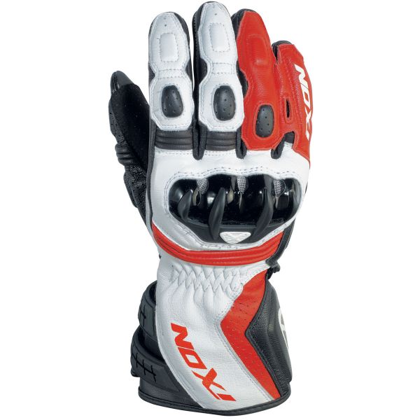 Motorradhandschuhe Ixon RS Moto HP Schwarz Wei� Rot