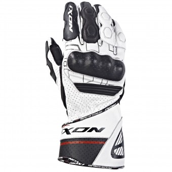 Motorradhandschuhe Ixon Rs Rallye Hp Wei Rot Schwarz