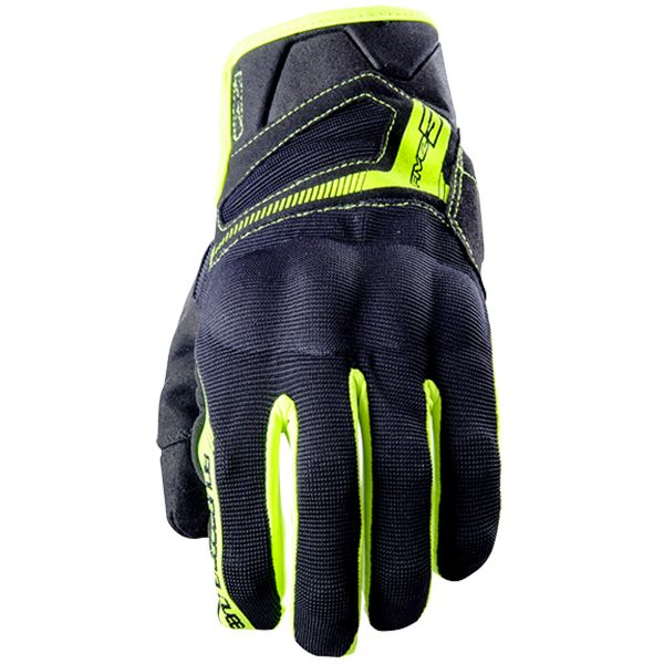 Motorradhandschuhe Five RS3 Black Yellow Fluo