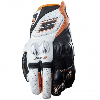 Motorradhandschuhe Five SF1 White Orange