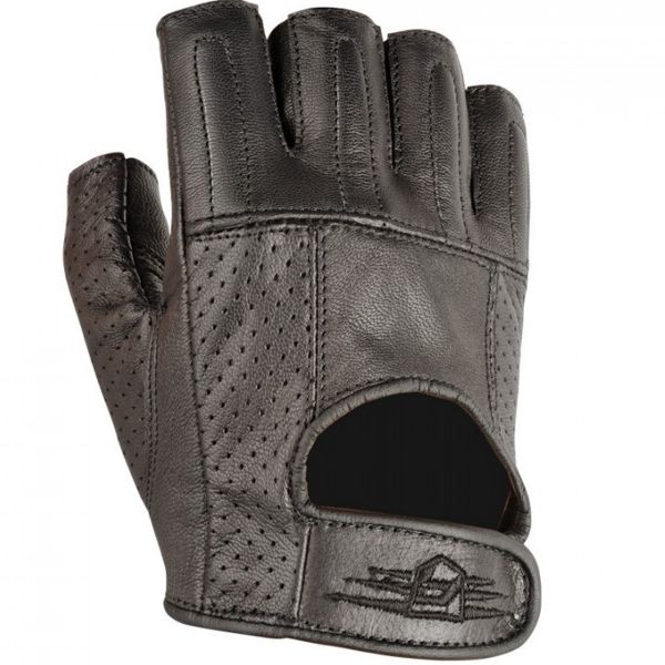 Motorradhandschuhe Akito Shorty Schwarz