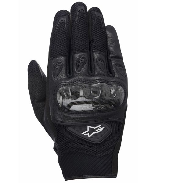 Motorradhandschuhe Alpinestars SMX-2 Air Carbon Black