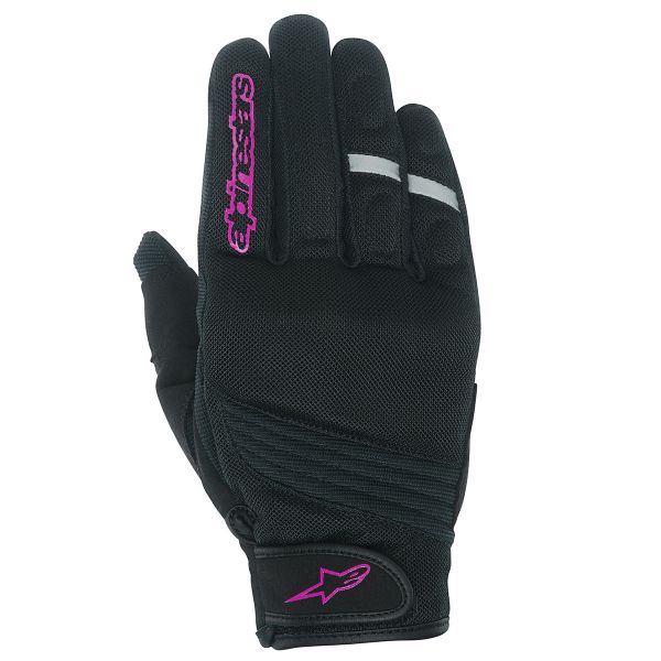 Motorradhandschuhe Alpinestars Stella Asama Black Rosa Violett