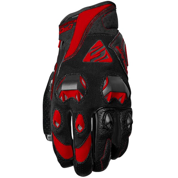 Motorradhandschuhe Five Stunt Evo Black Red