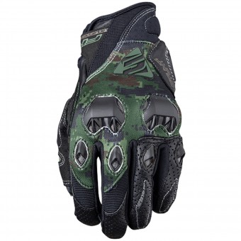 Motorradhandschuhe Five Stunt Evo Replica Army