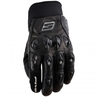 Motorradhandschuhe Five Stunt Leather Black
