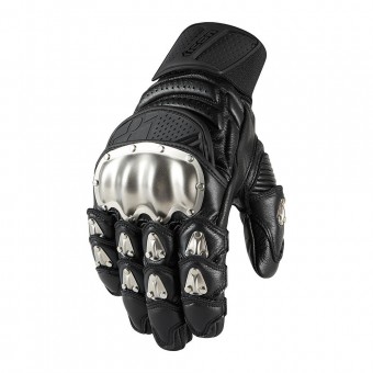 Motorradhandschuhe ICON Timax Short Black