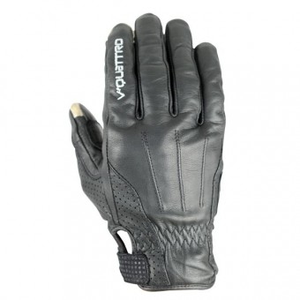 Motorradhandschuhe V'Quattro Vintaco Schwarz